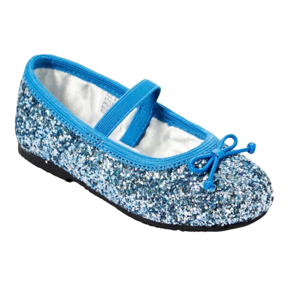 L'Amour Dorothy "Ballerina" Style, NWT, Glitter Blue, Multiple Sizes Available